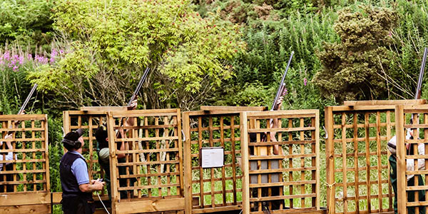 Clay Pigeon Shooting at Bisley at Braidwood